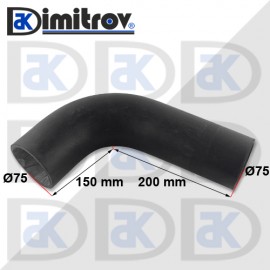 Маркуч коляно Ø 75 - 150 х 200 mm